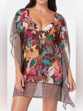 Bleu Rod 🆕 Beattie Run Wild Cover Up Size M